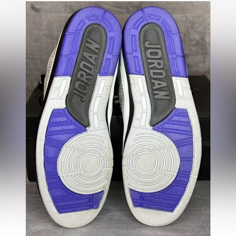 Nike Air Jordan 2 Retro Concord 2014 Size 13 White Purple OG Box